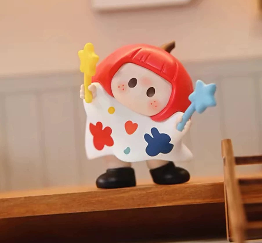 ฟิกเกอร์จิ๋ว YOYO Chan ชุดที่ 1 | คอลเลกชัน YOYO เอียงหัว - ของเล่นสะสมแบบสุ่ม (Mystery Blind Box)