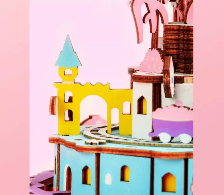 Craft Kits Wooden Music Box | Magic Fantasy Fairy Tale - DIY Handmade Mini World Miniature Gift