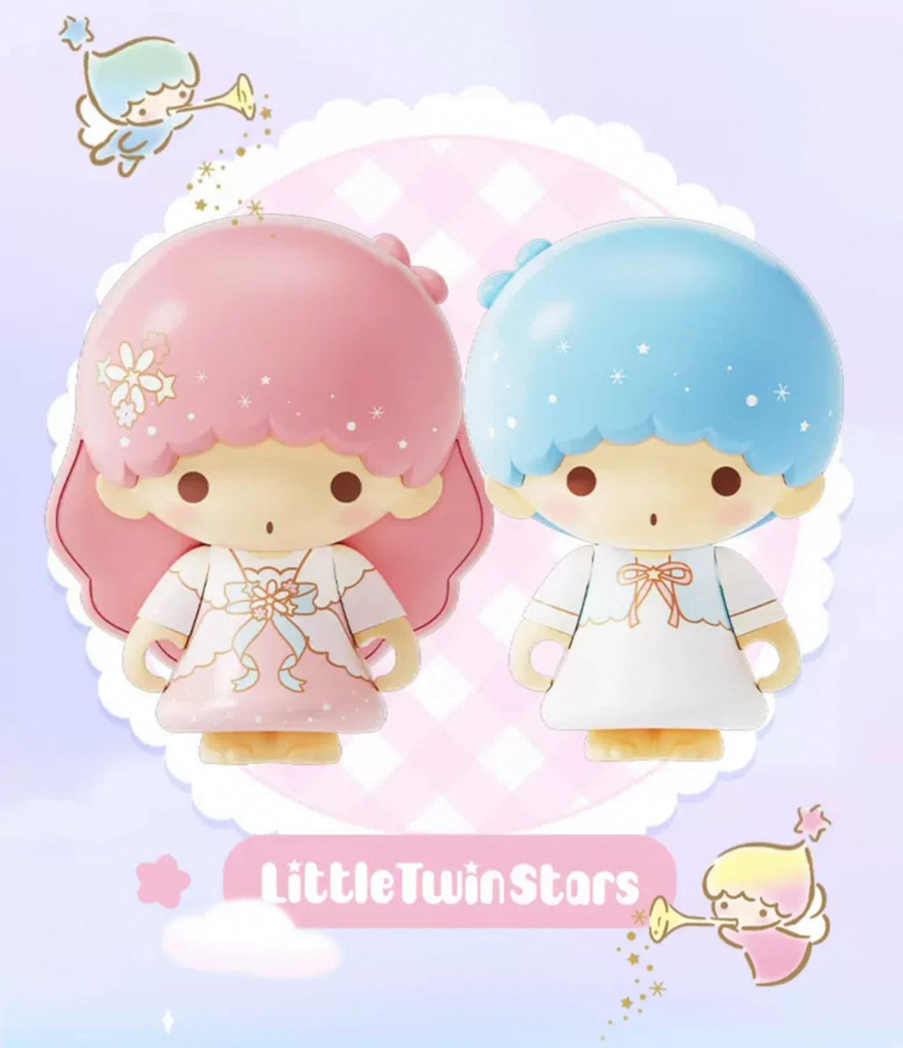 Sanrio Romantic Moon Light Music Box | Hello Kitty Little Twin Stars - Limited Edition Mini Building Blocks Toy Collections KawaiiGiftLand