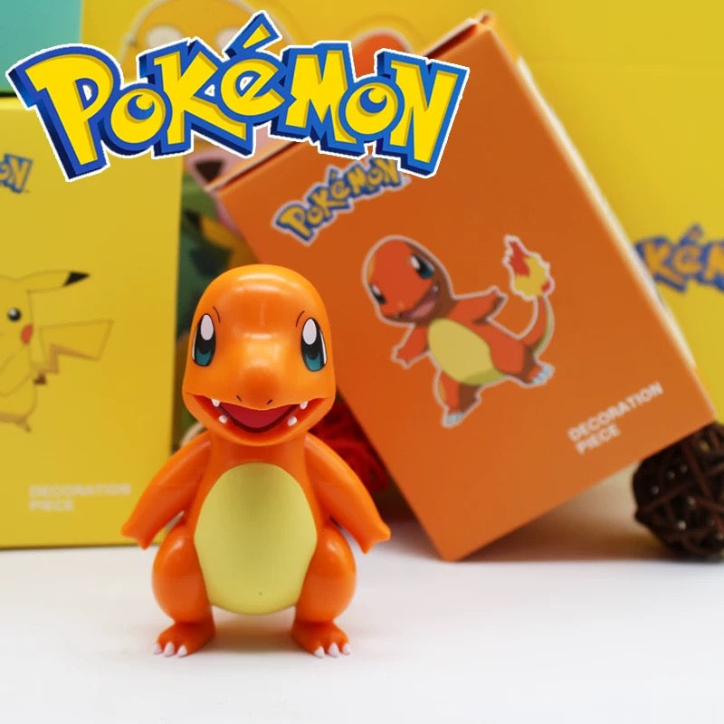 Japan Cartoon Pokemon Simple Figure Series Part 1 | Pikachu Bulbasaur Charmander Squirtle Jigglypuff Psyduck - Figure Kawaii Decoration KawaiiGiftLand