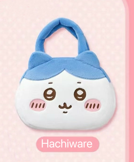 ChiiKawa X Miniso | ChiiKawa Hachiware Usagi Big Head Plush Bag - Kawaii items Room Decoration KawaiiGiftLand