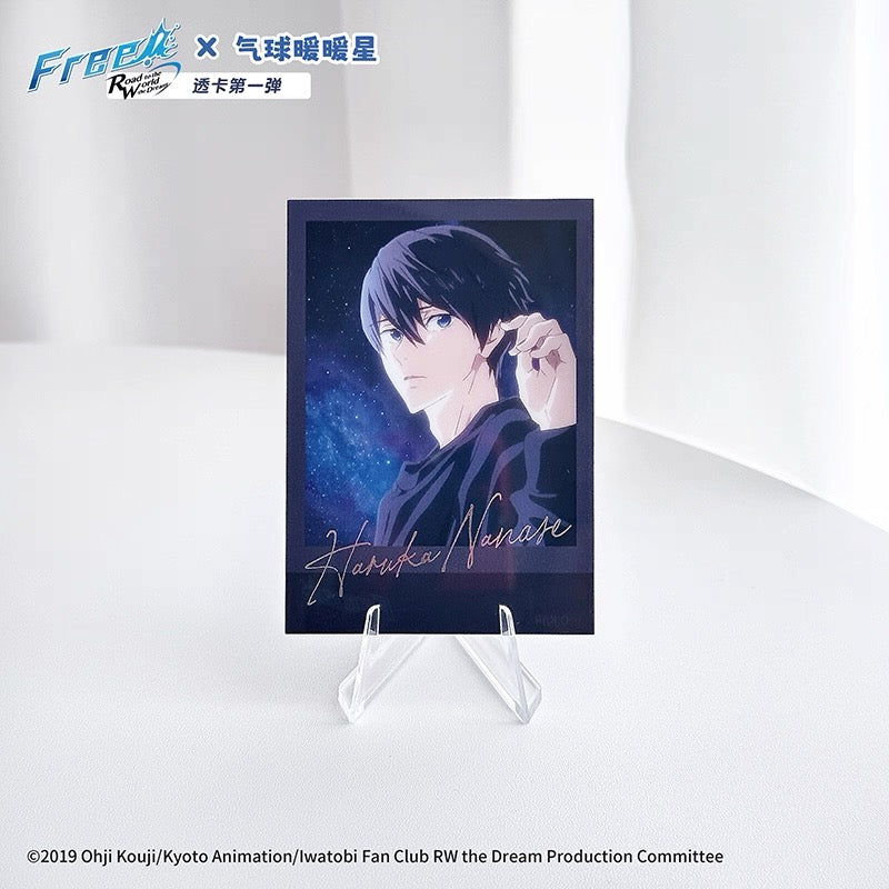 Japanese Anime Free! Iwatobi Swim Club Star Night Series Card | Haruka Makoto Rin Nagisa Rei Kirishima Sosuke - Cute Kawaii Item Blind Bag