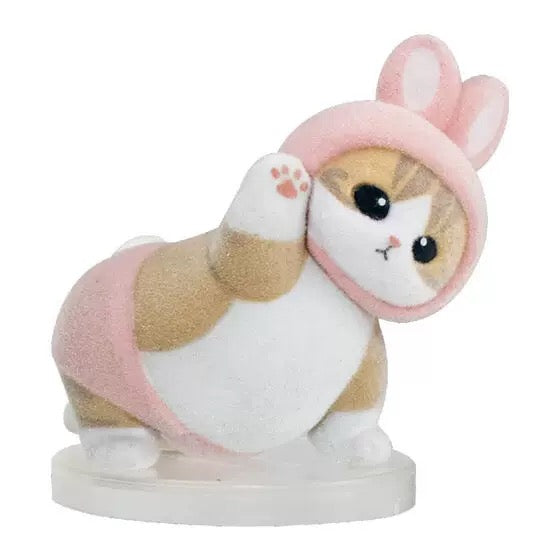 Japan Mofusand Furry Bunny Cat Series | Yellow Purple Green Blue Pink - Full Set of 5 KawaiiGiftLand