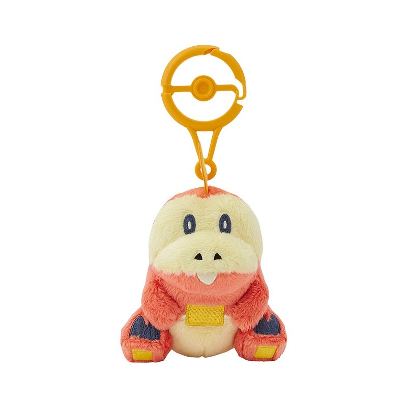 Japan Cartoon Pokemon Center Pokeball Keychain 8th & 9th Generation | Grookey Scorbunny Sobble Sprigatito Fuecoco Quaxly - Mascot Mini Plush Doll KawaiiGiftLand