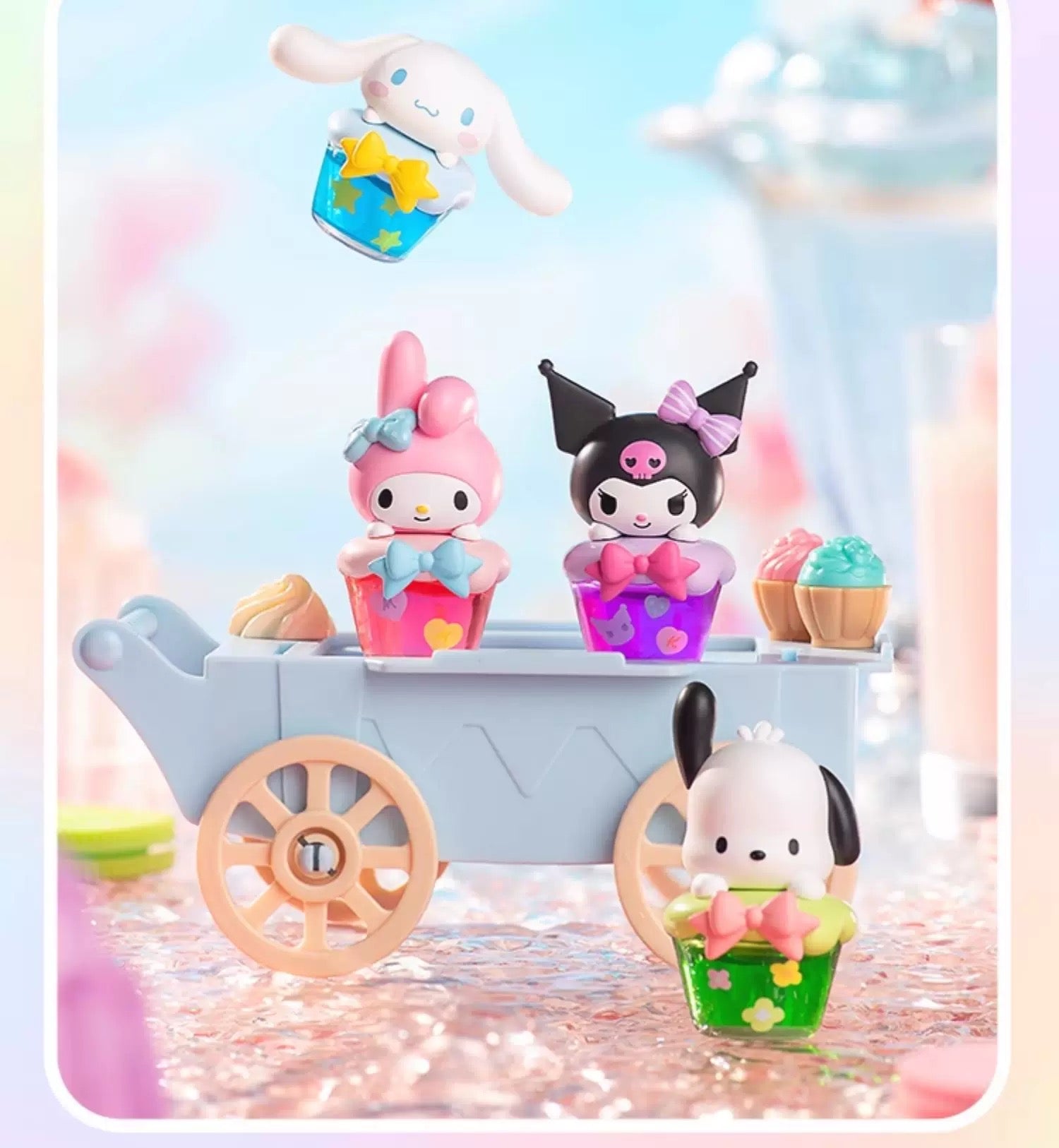 Sanrio Characters Colourful Drinks Mini Series | Hello Kitty My Melody Kuromi Cinnamoroll Pompompurin Pochacco - Kawaii Collectable Toys Toy Collection KawaiiGiftLand