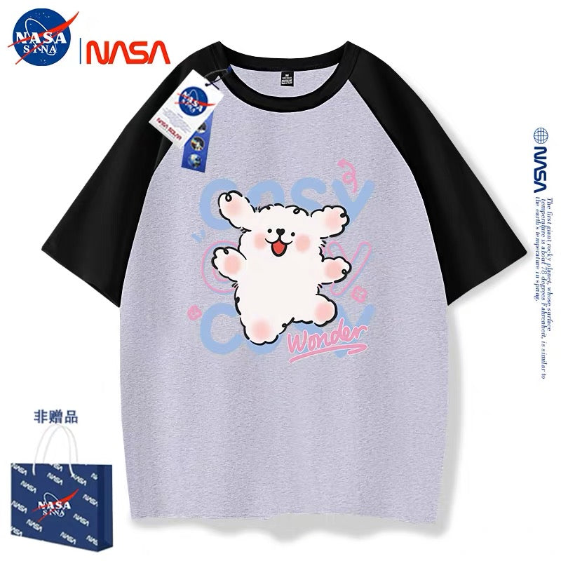 Cute Cartoon Doggie Maltese Puppy Style T-Shirt Series | Say Hello with Smile Part3 - Kawaii Fashion Items for Child & Adult