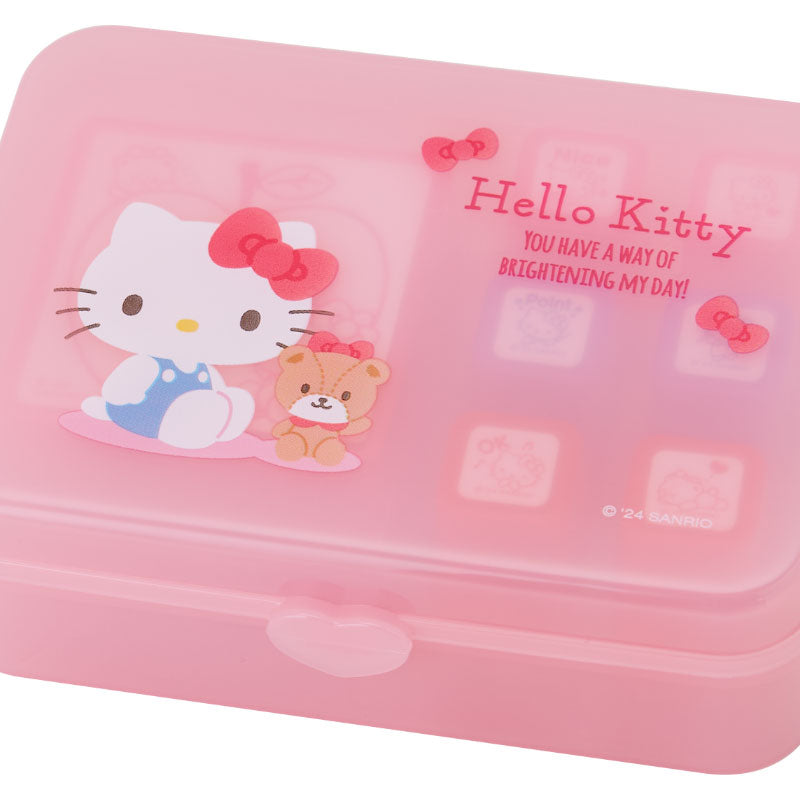Sanrio Japan Hello Kitty Stamp Set with Oil Ink - Kawaii Stationery KawaiiGiftLand