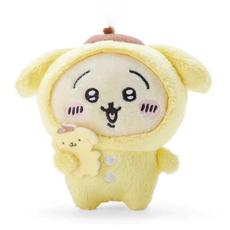 Japan ChiiKawa X Nagano X Sanrio | ChiiKawa Hachiware Usagi Hello Kitty My Melody Cinnamoroll Pompompurin Pochacco Japanese Food -  Plush Doll 20cm Keychain 10cm KawaiiGiftLand