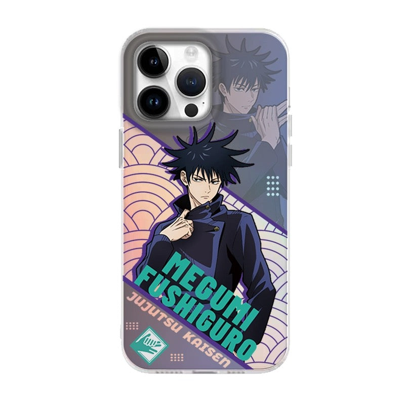 Japanese Anime Jujutsu Kaisen Phone Case with Strap | Satoru Yuji Megumi Nanami - iPhone Case 7 8 PLUS SE2 XS XR X 11 12 13 14 15 16 Pro Promax 12mini 13mini KawaiiGiftLand