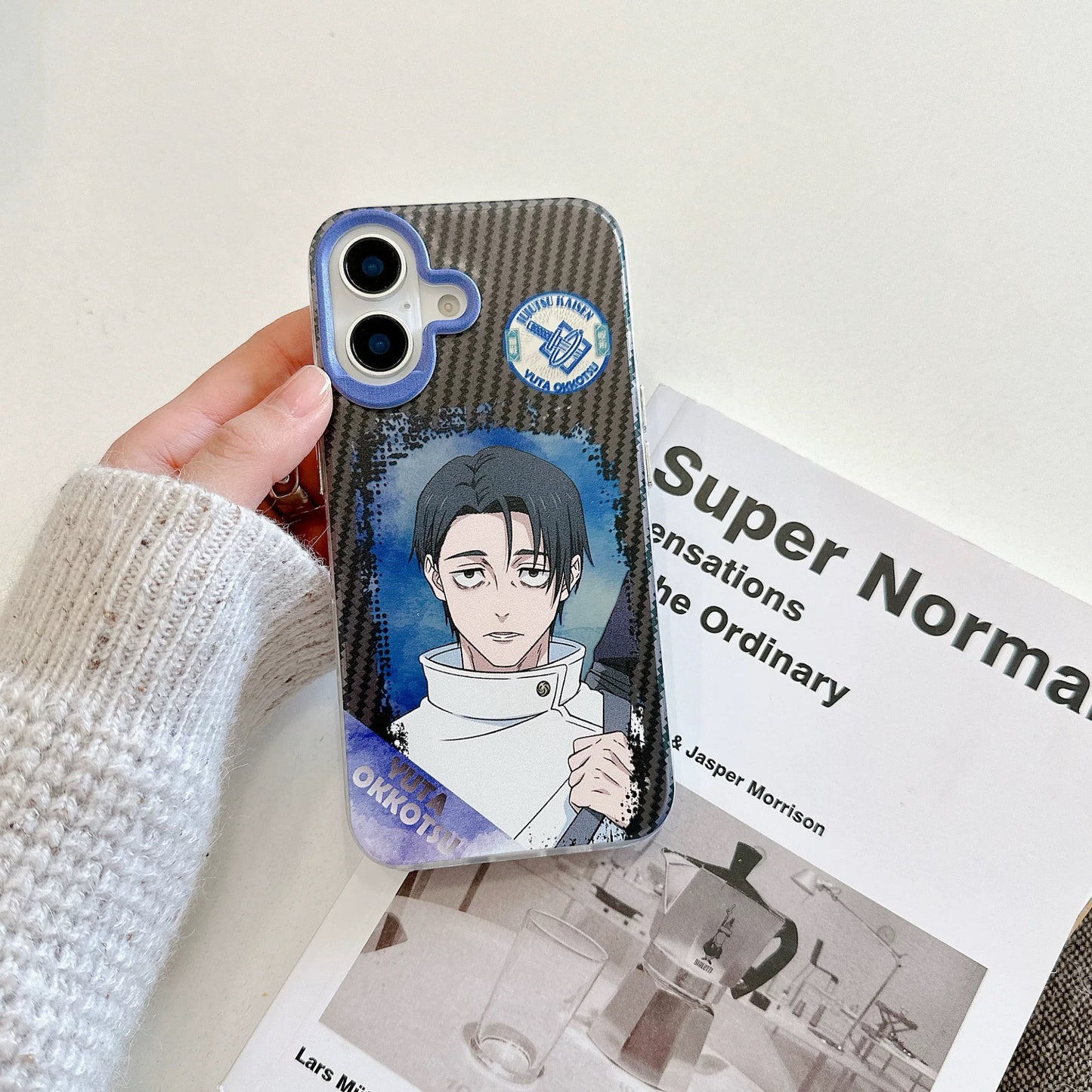 Japanese Anime Jujutsu Kaisen Laser Case Dark Background Version | Yuji Yuta Megumi Choso - Phone Case Samsung Galaxy S26 S25 S24 S23 S22 S21 FE Ultra Edge