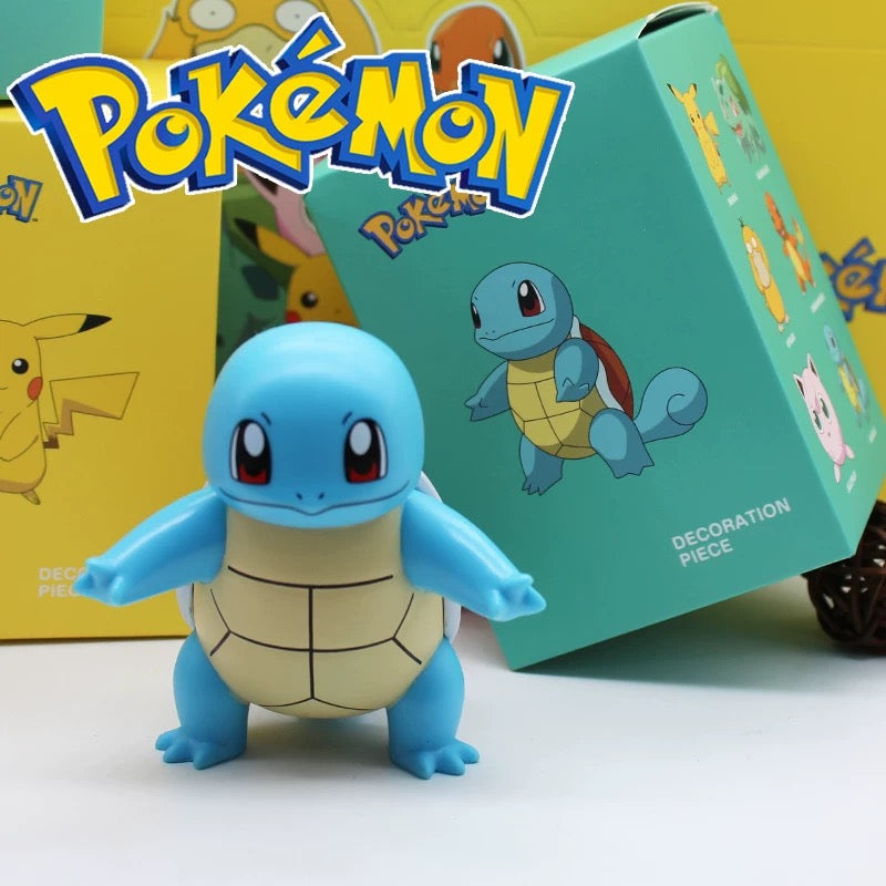 Japan Cartoon Pokemon Simple Figure Series Part 1 | Pikachu Bulbasaur Charmander Squirtle Jigglypuff Psyduck - Figure Kawaii Decoration KawaiiGiftLand