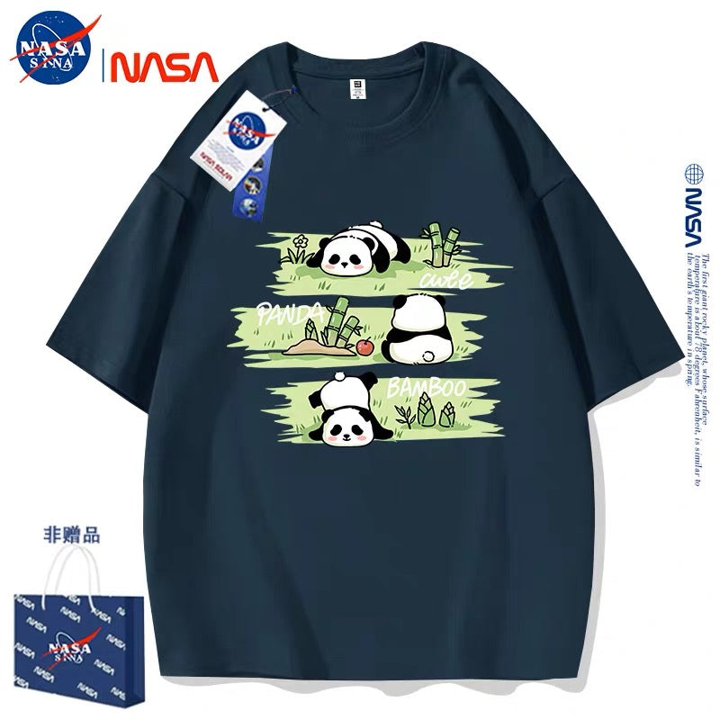 Cute Animals Panda Style T-Shirt Series | Three Cute Panda Part1 - Kawaii Fashion Items for Child & Adult Matching outfits for Parents and Children