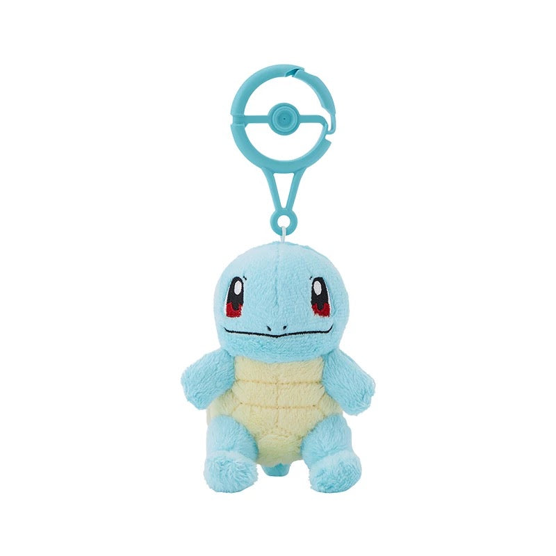 Japan Cartoon Pokemon Center Pokeball Keychain 1st Generation | Pikachu Bulbasaur Charmander Squirtle Mew - Mascot Mini Plush Doll KawaiiGiftLand