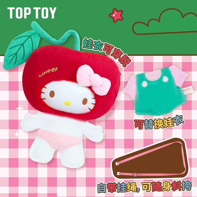 TopToy Sanrio Characters Cherry Hello Kitty Plush Doll Body Can Move - Collectable Kawaii Toys KawaiiGiftLand