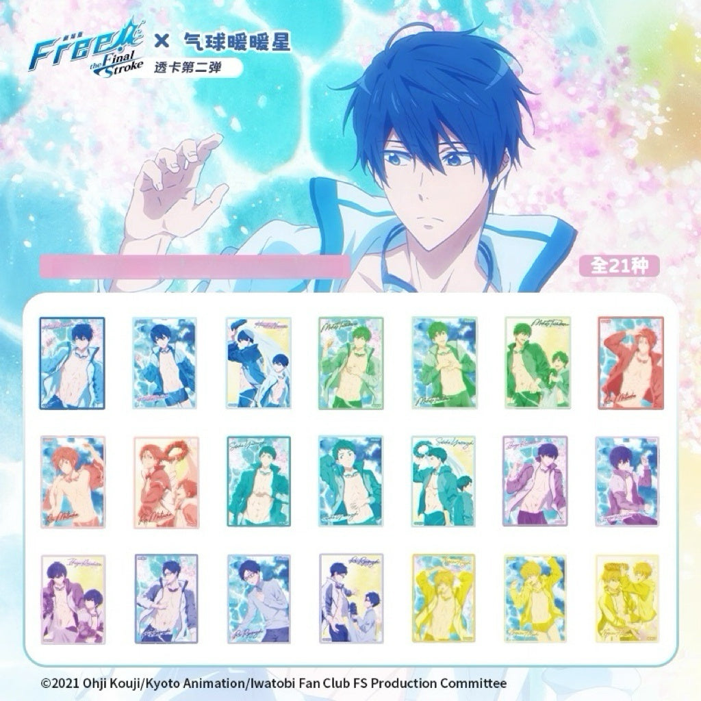 Japanese Anime Free! Iwatobi Swim Club Colourful Child & Teenage Series Card Part 2 | Haruka Makoto Rin Nagisa Rei Kirishima Sosuke - Cute Kawaii Item Blind Bag