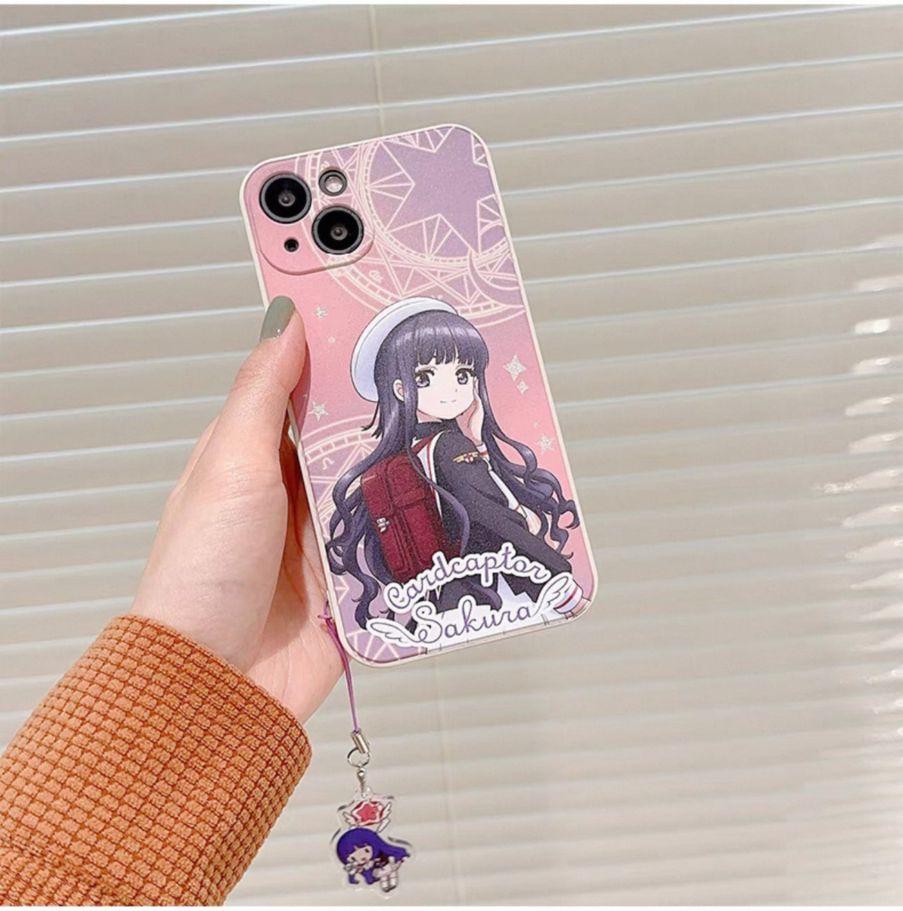 CardCaptorSakura Colourful White Case | Sakura Tomoyo Cerberus - iPhone Case 7 8 PLUS SE2 XS XR X 11 12 13 14 15 16 Pro Promax 12mini 13mini KawaiiGiftLand