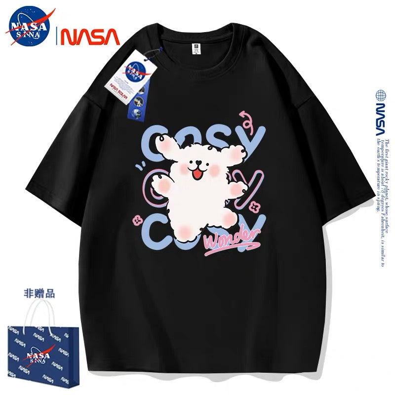 Cute Cartoon Doggie Maltese Puppy Style T-Shirt Series | Say Hello with Smile Part1 - Kawaii Fashion Items for Child & Adult