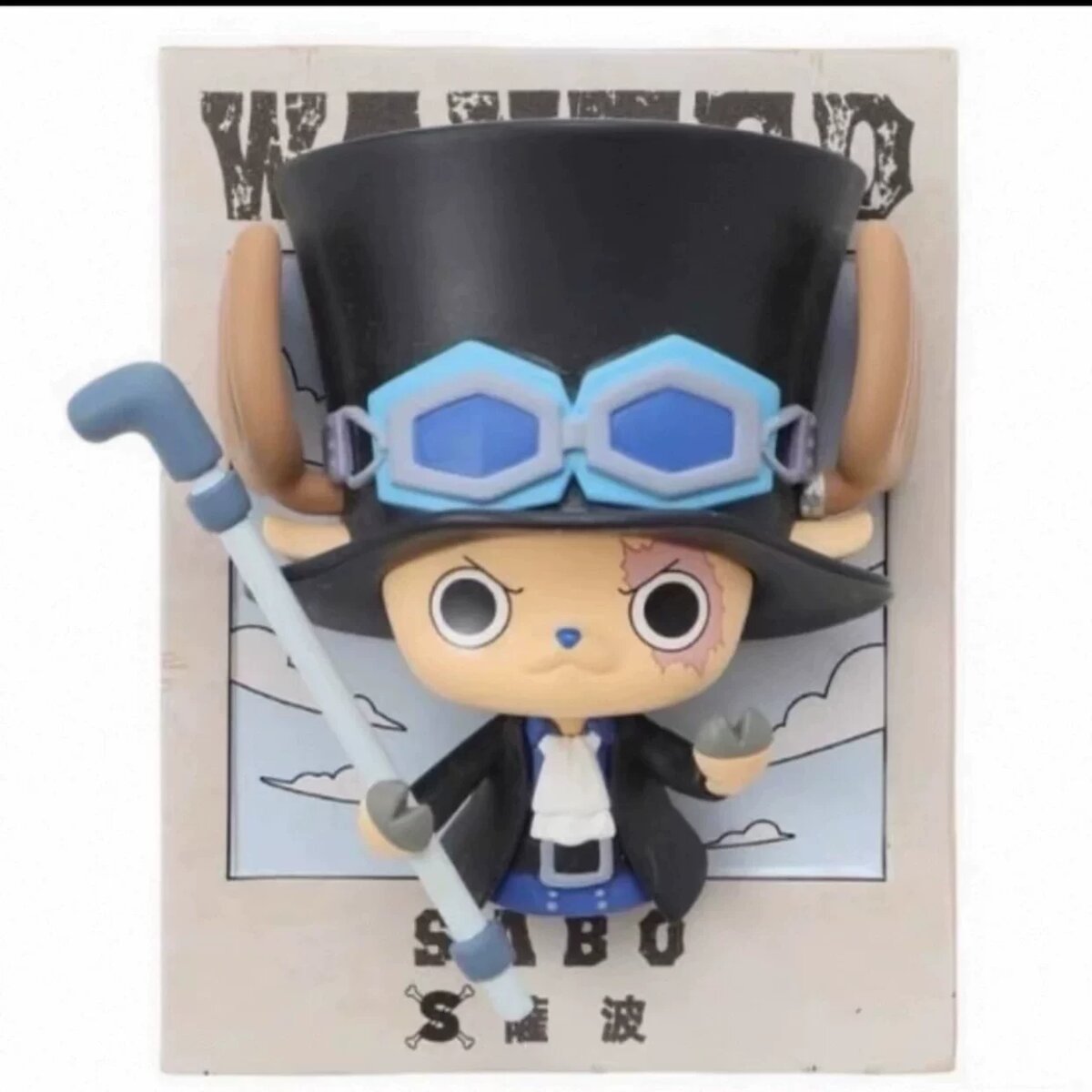 Chopper dress-up 3D fridge magnet small secret Sabo WANTED poster
