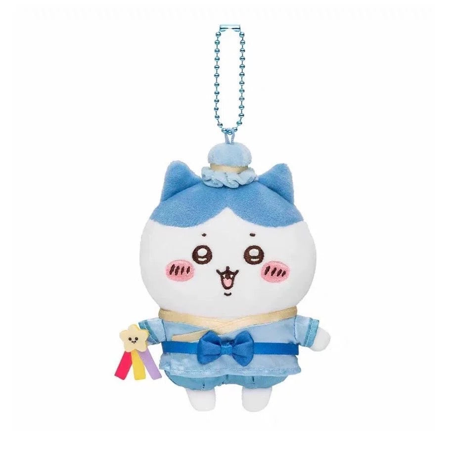 Free Gift : Japan ChiiKawa Tanabata Star Festival | ChiiKawa Hachiware Usagi - Mini Plush Doll 10cm Keychain KawaiiGiftLand