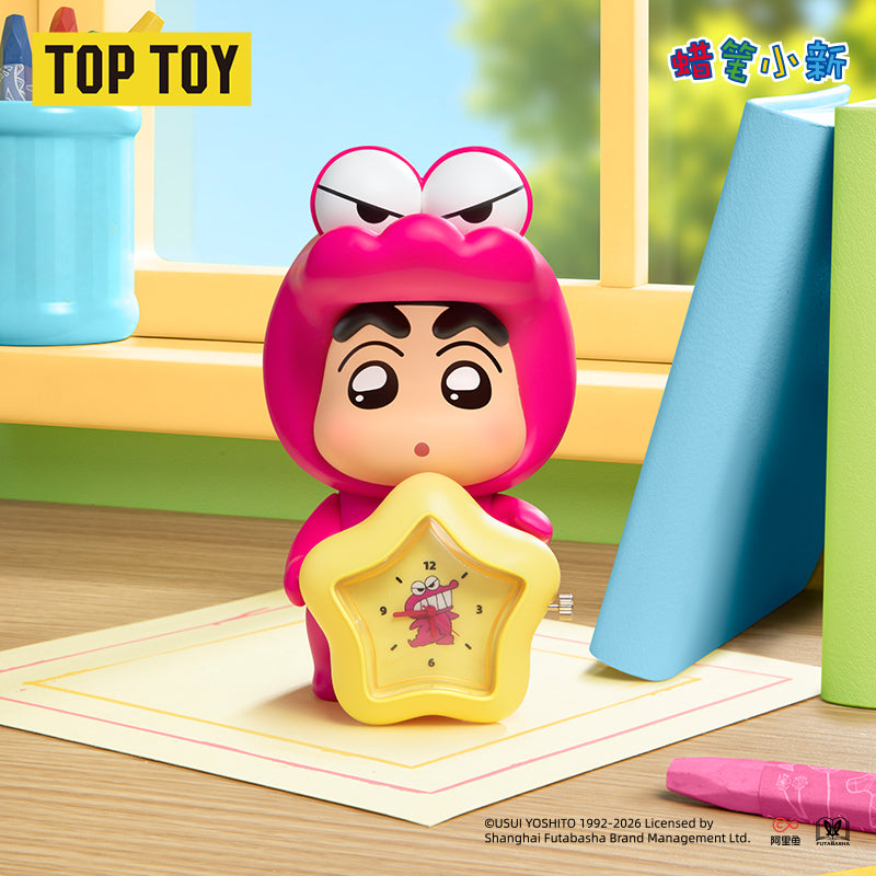 Crayon Shin-chan Action Time Series star clock figurine blind box design