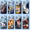 Japanese Anime Kimetsu no Yaiba Demon Slayer Horizontal Version | Kokushibou Tsugikuni Michikatsu Douma Gyoumei Sanemi Kanao Rengoku Uzui Nezuko - iPhone Case PLUS SE2 XS XR X 11 12 13 14 15 16 16e 17 17e Pro Promax 12mini 13mini
