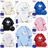 Cute Cartoon Doggie Maltese Puppy Style T-Shirt Series | On Paper Plane Front & Back - Kawaii Fashion Items for Child & Adult