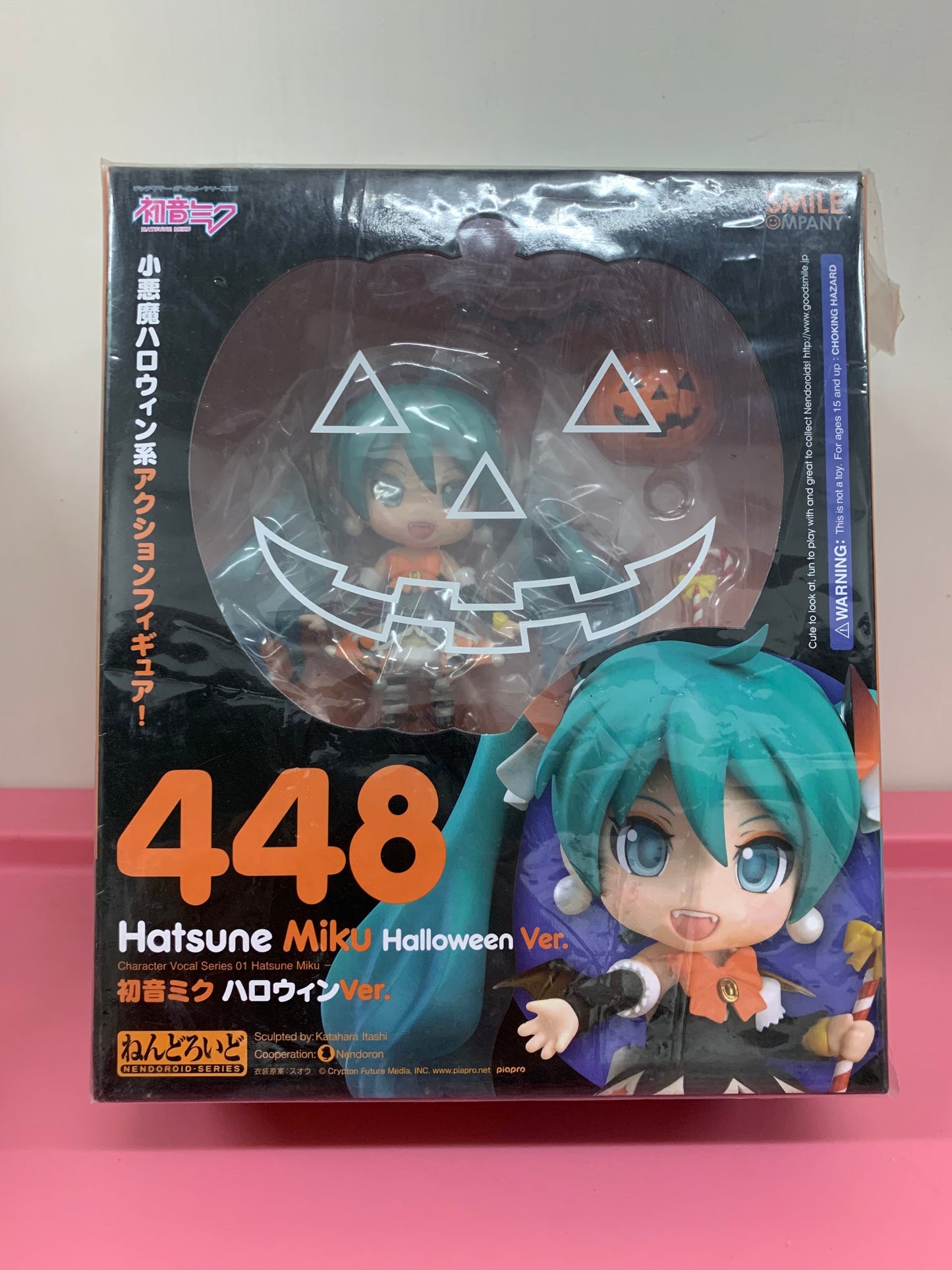 Japan GSC Nendoroid Series | 448 Halloween Miku - 2014 1st Edition Retried PVC FIGURE DOLL Toy Collection