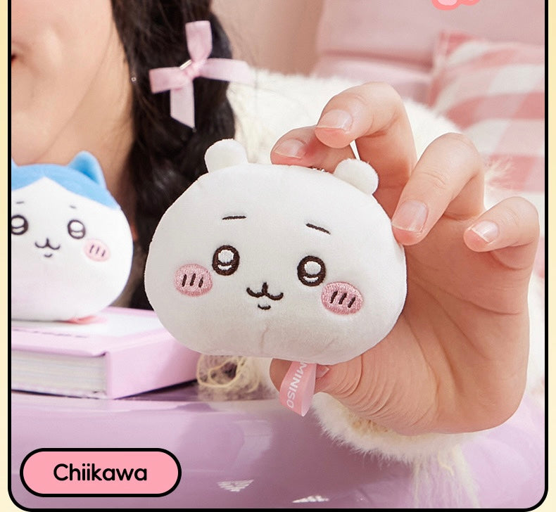 ChiiKawa X Miniso | ChiiKawa Hachiware Usagi Big Head Keychain - Kawaii items Room Decoration doll KawaiiGiftLand
