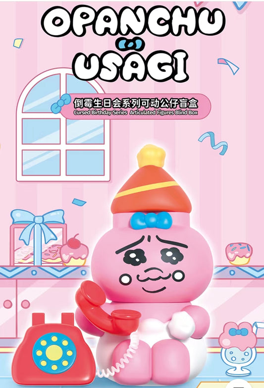 TOPTOY x Opanchu Usagi Cursed Birthday Series Interactive Articulated Figures Blind Box