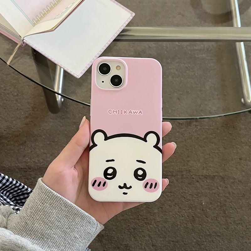 Japanese Cartoon ChiiKawa Hachiware Usagi iPhone Case 11 12 13 14 15 Pro Promax KawaiiGiftLand