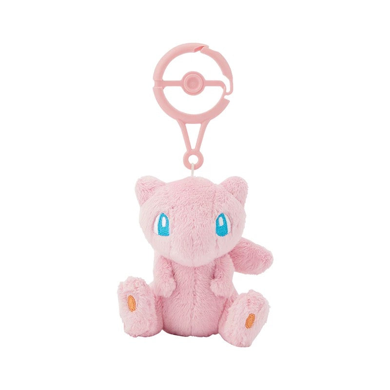 Japan Cartoon Pokemon Center Pokeball Keychain 1st Generation | Pikachu Bulbasaur Charmander Squirtle Mew - Mascot Mini Plush Doll KawaiiGiftLand