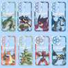 Japan Cartoon Pokemon Mega Evolution | Rayquaza Lucario Gengar Charizard X Y Tyranitar Scizor Metagross - Phone Case Samsung Galaxy S26 S25 S24 S23 S22 S21 FE Ultra Edge