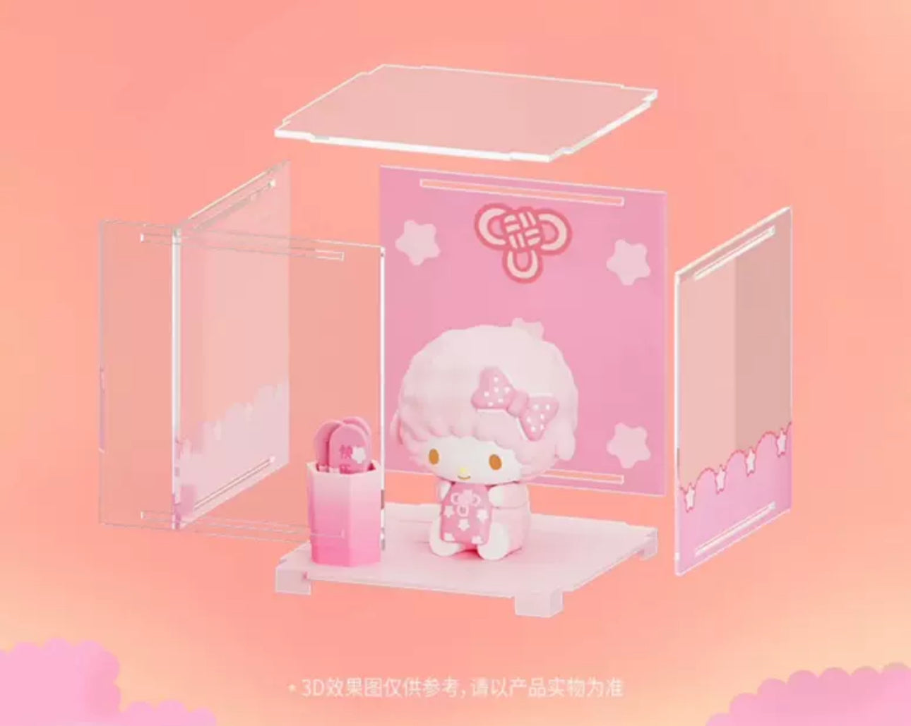 Sanrio Characters Lucky Temple Mini Box Series | Hello Kitty My Melody Piano Kuromi Cinnamoroll Pompompurin Pochacco Hangyodon - Kawaii Collectable Toys Toy Collection KawaiiGiftLand