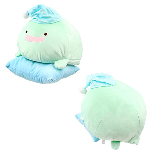 Sumikko Gurashi Pajamas Party XL Prize Series | Green Tokage Real - 35cm Plush Doll Figure Collectable Toys Retried