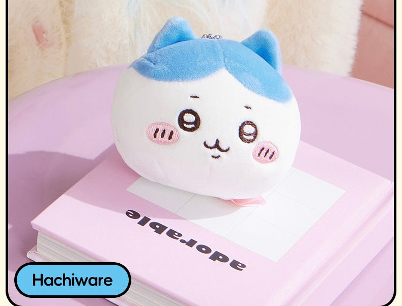 ChiiKawa X Miniso | ChiiKawa Hachiware Usagi Big Head Keychain - Kawaii items Room Decoration doll KawaiiGiftLand