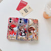 Japanese Cartoon CardCaptorSakura Layer Glass Window Version | Red Purple Yellow - iPhone Case PLUS SE2 XS XR X 11 12 13 14 15 16 16e 17 17e Pro Promax 12mini 13mini