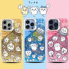 Japanese Cartoon ChiiKawa UFO Laser Case | Chiikawa Hachiware Usagi - iPhone Case Plus SE2 11 12 13 14 15 16 16e 17 17e Pro Promax