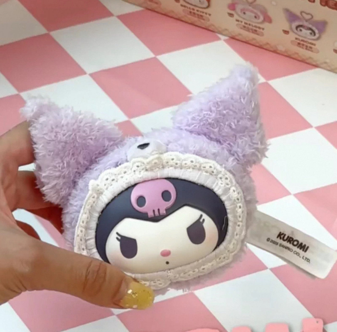 TopToy Sanrio Characters Fluffy Teddy Bear | Hello Kitty My Melody Kuromi Cinnamoroll Pompompurin Pochacco - Vinyl Face Plush Doll Collectable Toys Mystery Blind Box