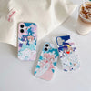 CardCaptorSakura Retro Comic Laser Case | Part 2 Couple Style Sakura Syaoran Tomoyo - iPhone Case PLUS SE2 XS XR X 11 12 13 14 15 16 16e 17 17e Pro Promax 12mini 13mini