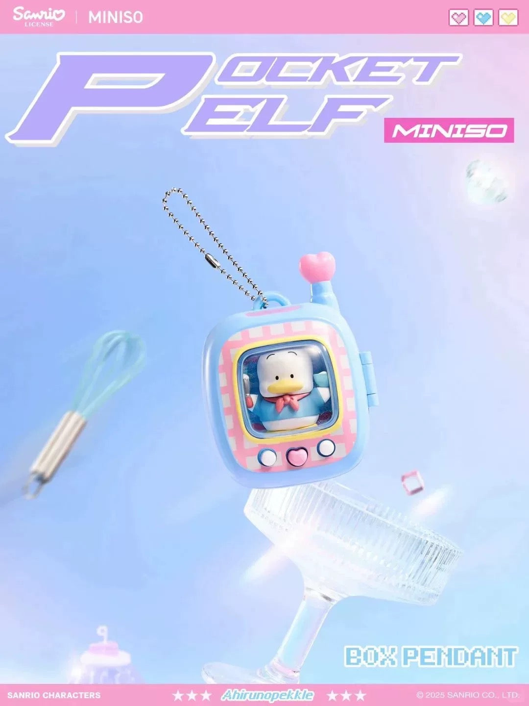 Miniso x Sanrio Characters Pocket Elf Series | Hello Kitty My Melody Kuromi Cinnamoroll Pompompurin Pochacco Keroppi Bad Badtz Maru Hangyodon AhirunoPekkle - Kawaii Collectable Toys Toy Collection - KawaiiGiftLand