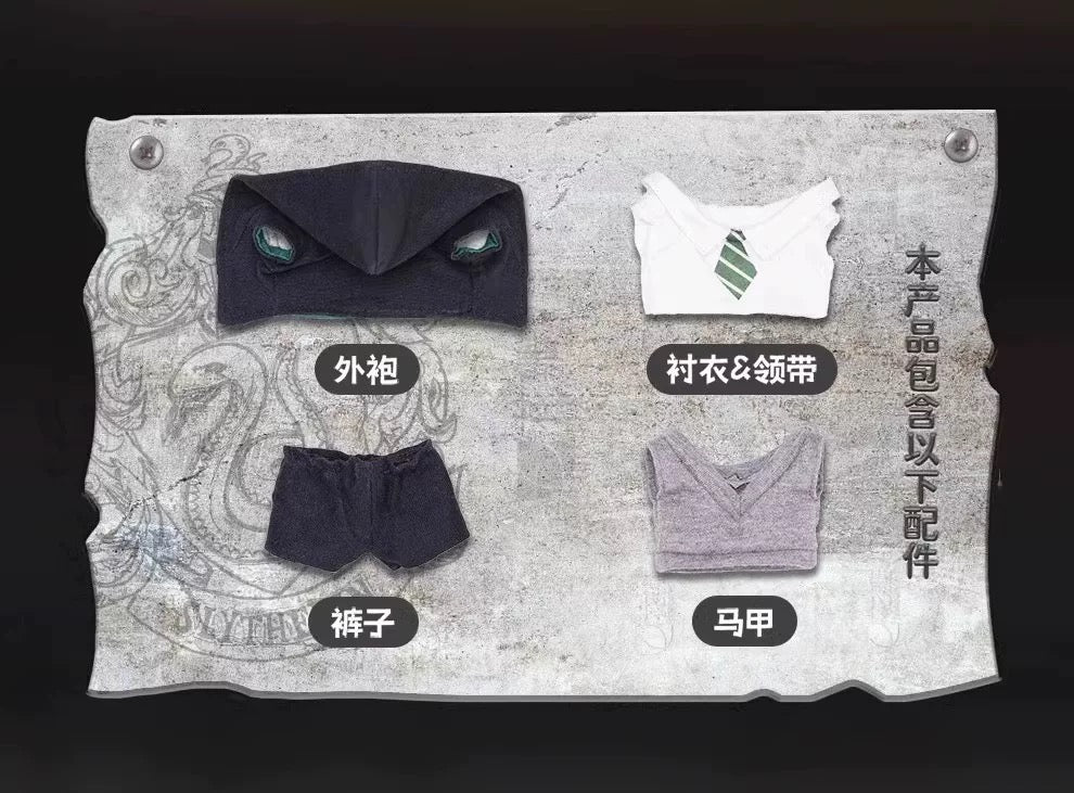 GONG x Harry Magical School Wizard Witch Push Doll | Magical School Characters - Cute Kawaii Mini Doll Can Change Outfits Mystery Blind Box