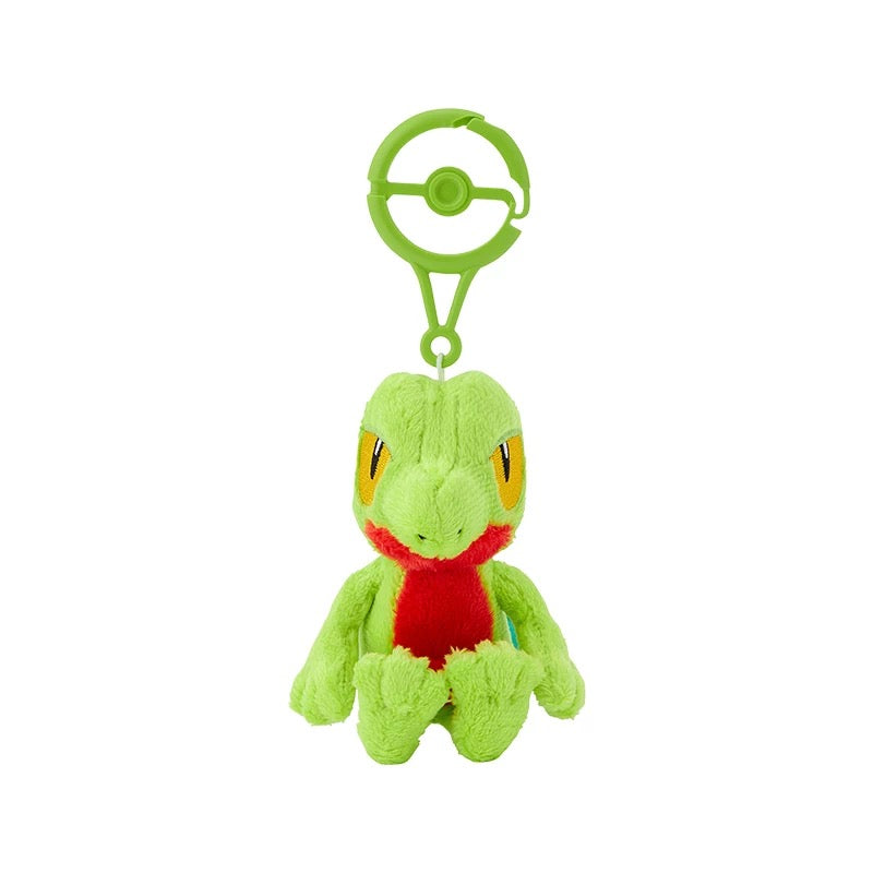 Japan Cartoon Pokemon Center Pokeball Keychain 2nd & 3rd Generation | Chikorita Cyndaquil Totodile Treecko Torchic Mudkip - Mascot Mini Plush Doll KawaiiGiftLand