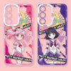 Japanese Cartoon Sailor Girl Eternal Version | Sailor Saturn Chibi Moon Usagi - Sailormoon Phone Case Samsung Galaxy S26 S25 S24 S23 S22 S21 FE Ultra Edge