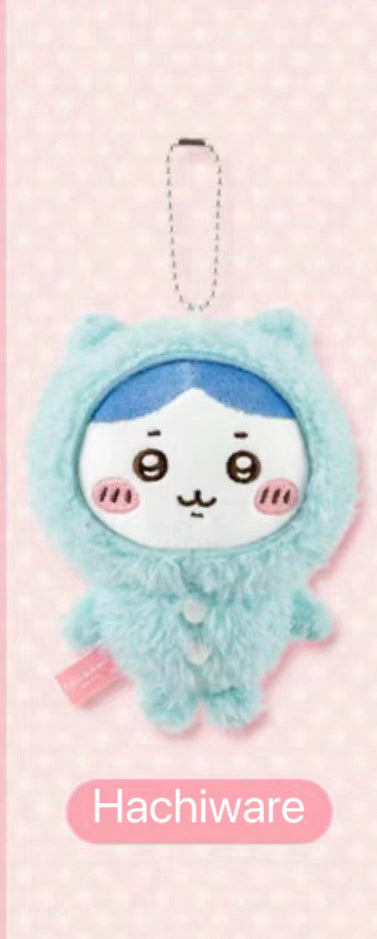 ChiiKawa X Miniso | ChiiKawa Hachiware Usagi Pajamas Keychain - Kawaii items Room Decoration doll KawaiiGiftLand