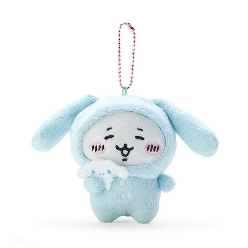 Japan ChiiKawa X Nagano X Sanrio | ChiiKawa Hachiware Usagi Hello Kitty My Melody Cinnamoroll Pompompurin Pochacco Japanese Food -  Plush Doll 20cm Keychain 10cm KawaiiGiftLand