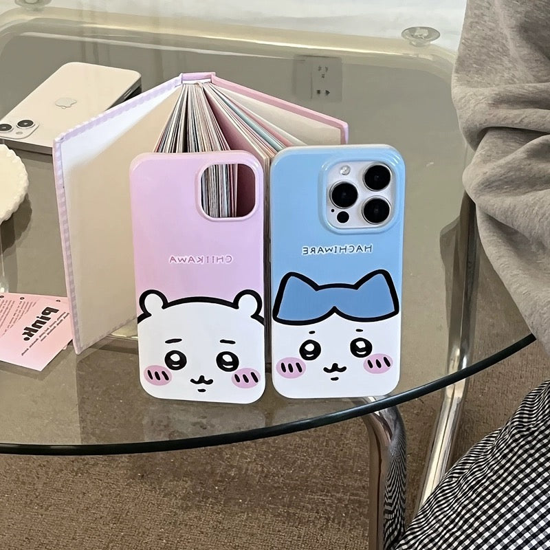 Japanese Cartoon ChiiKawa Hachiware Usagi iPhone Case 11 12 13 14 15 Pro Promax KawaiiGiftLand
