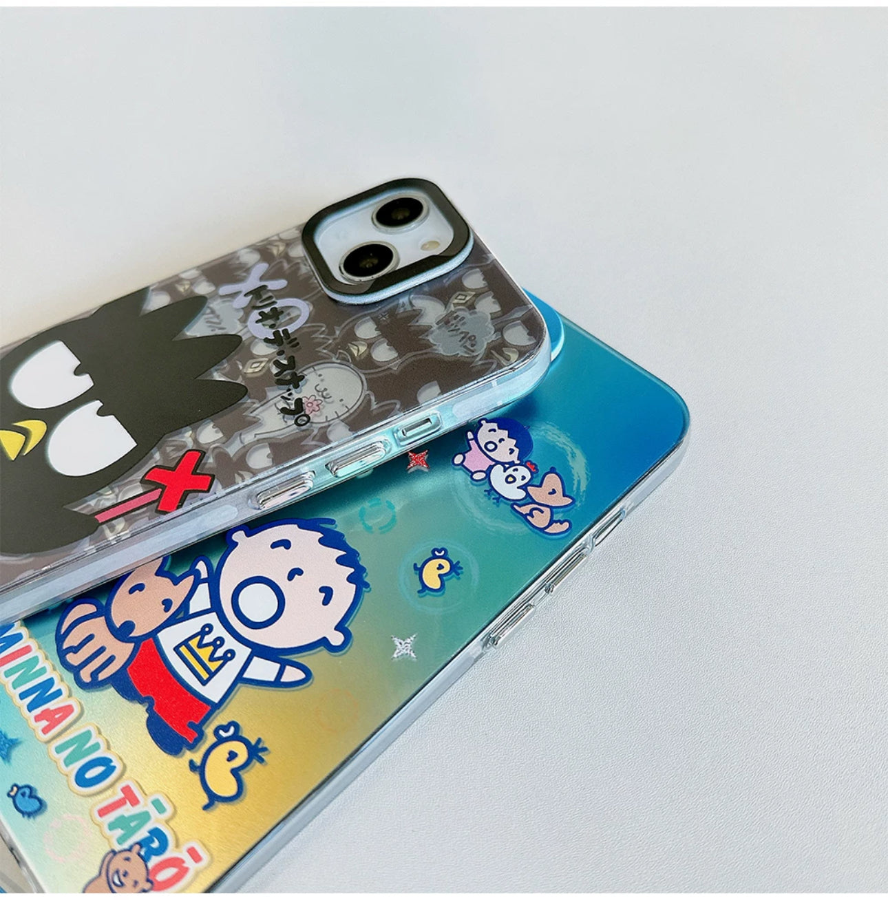 Japanese Cartoon iPhone Case with Strap | Laser Bad Badtz Maru Minna No Tabo - iPhone CasePhone Case  7 8 PLUS SE2 XS XR X 11 12 13 14 15 Pro Promax 12mini 13mini