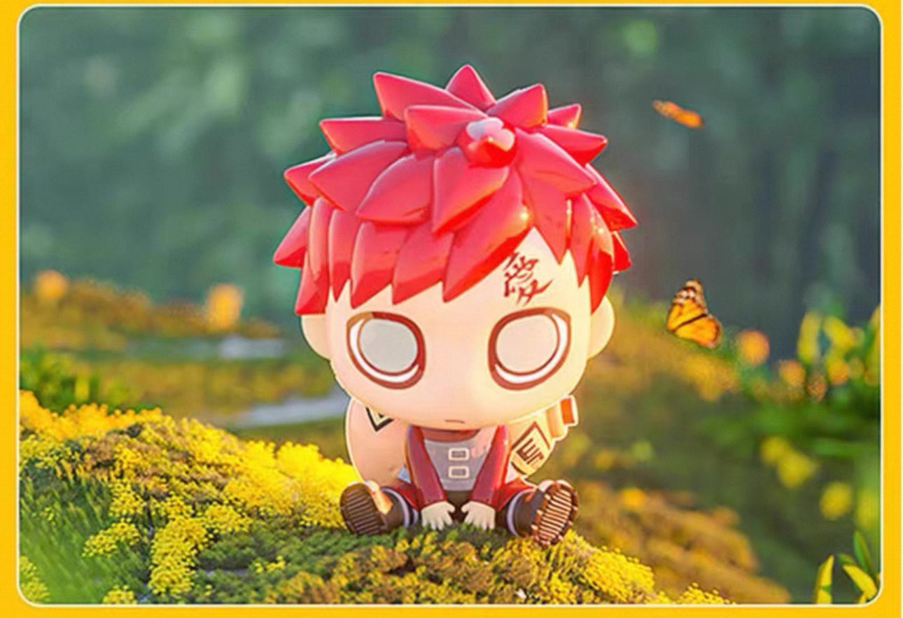 Miniso X Naruto Ninja Mini Sitting Part 1 Series Limited Edition | Naruto Shippuuden Naruto Sasuke Sakura Kakashi Gaara Lee -  Figure Keychain Collectable Toys Mystery Blind Box