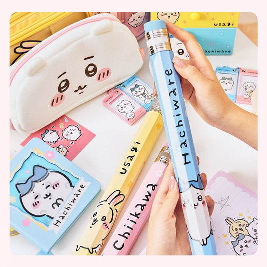 ChiiKawa X Miniso | ChiiKawa Hachiware Usagi Super Big HB Pencil - Kawaii items Room Decoration Stationery