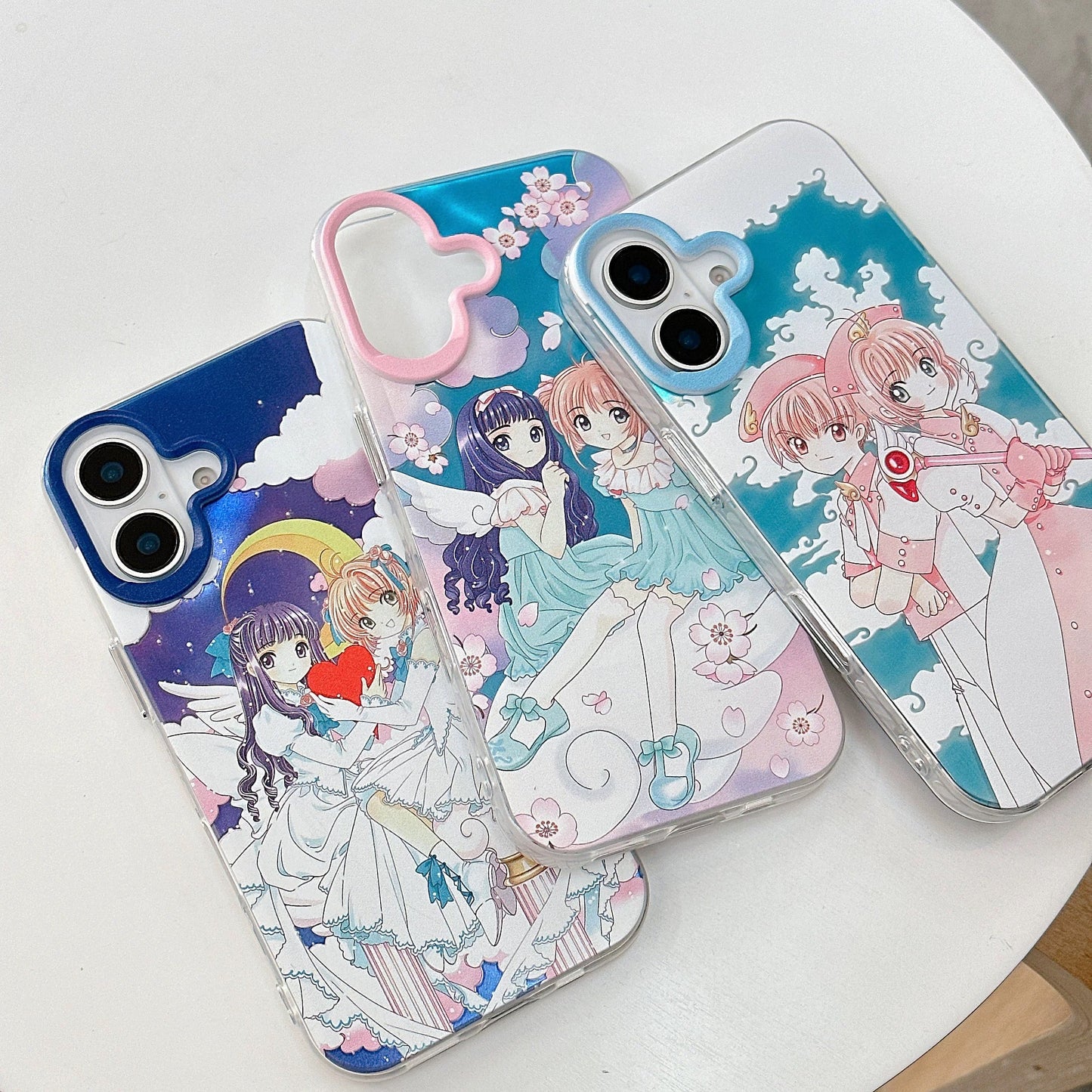 CardCaptorSakura Retro Comic Laser Case | Part 2 Couple Style Sakura Syaoran Tomoyo - Phone Case Samsung Galaxy S26 S25 S24 S23 S22 S21 FE Ultra Edge